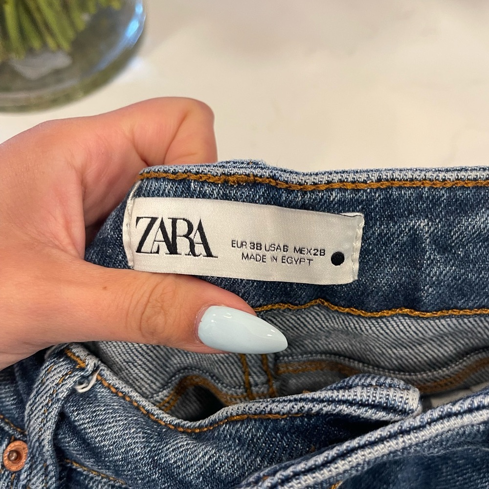 Zara size 6 high rise skinny jeans